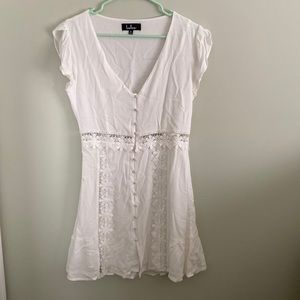 Summer dress with lace